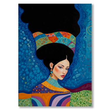 Regina di Sogni – Quadro su tela donna verticale