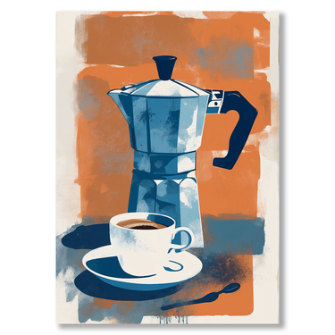 Rituale Italiano – Quadro su tela pop art moderno verticale