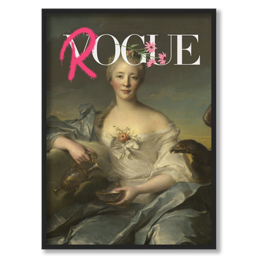 Rogue – Quadro su tela pop art geometrico moderno verticale