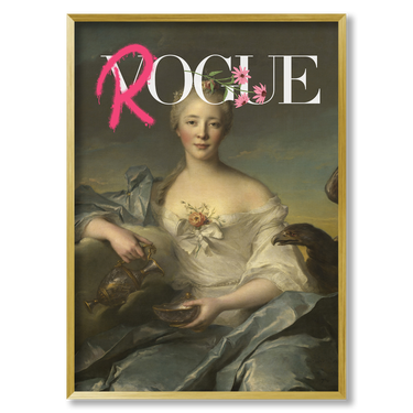 Rogue – Quadro su tela pop art geometrico moderno verticale