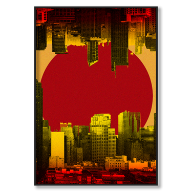 Sole d'oriente – Quadro su tela astratto pop art moderno verticale