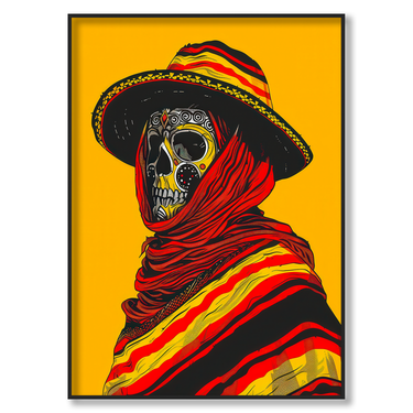 Spirito di Fuoco – Quadro su tela astratto pop art moderno verticale