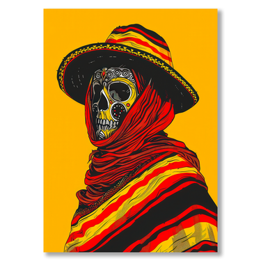 Spirito di Fuoco – Quadro su tela astratto pop art moderno verticale
