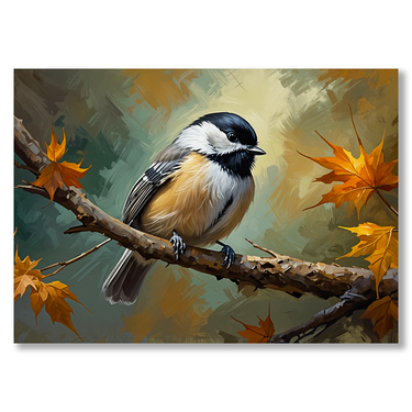 Sussurri d'autunno – Quadro su tela animali orizzontale
