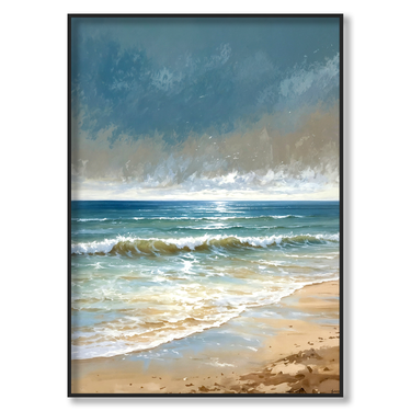 Sussurri di Marea – Quadro su tela paesaggio verticale