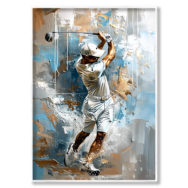 Swing Perfetto – Quadro su tela pittorico verticale