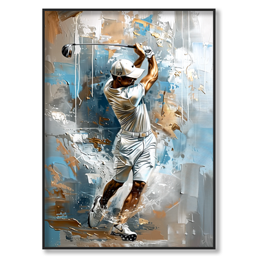 Swing Perfetto – Quadro su tela pittorico verticale