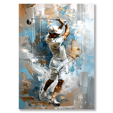 Swing Perfetto – Quadro su tela pittorico verticale