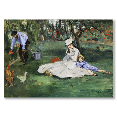 The Monet Family in Their Garden at Argenteuil Claude Monet Il mio negozio
