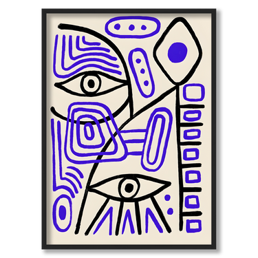Visi astratti Picasso – Quadro su tela riproduzione d'arte verticale