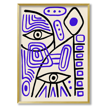 Visi astratti Picasso – Quadro su tela riproduzione d'arte verticale