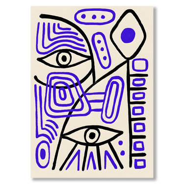 Visi astratti Picasso – Quadro su tela riproduzione d'arte verticale