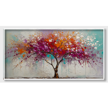 Albero di ciliegio – Quadro su tela pop art moderno orizzontale