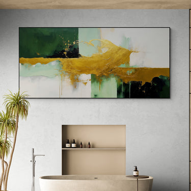 Armonioso astratto – Quadro su tela astratto moderno orizzontale