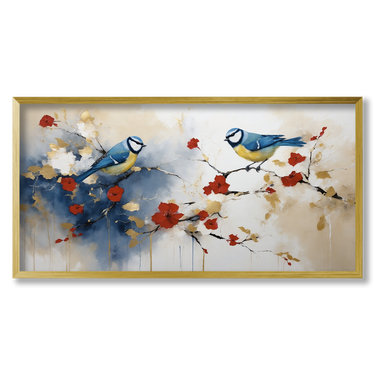 Bird paint – Quadro su tela animali orizzontale