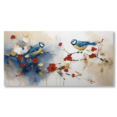 Bird paint – Quadro su tela animali orizzontale