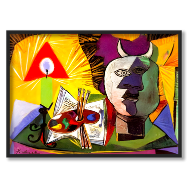 Candle Picasso – Quadro su tela riproduzione d'arte orizzontale