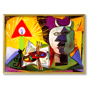 Candle Picasso – Quadro su tela riproduzione d'arte orizzontale