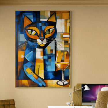 Cat – Quadro su tela animali verticale