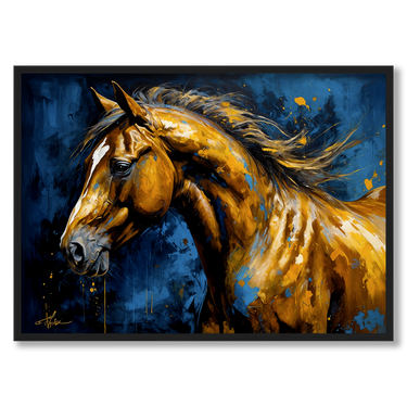 Cavallo pittoresco – Quadro su tela animali orizzontale