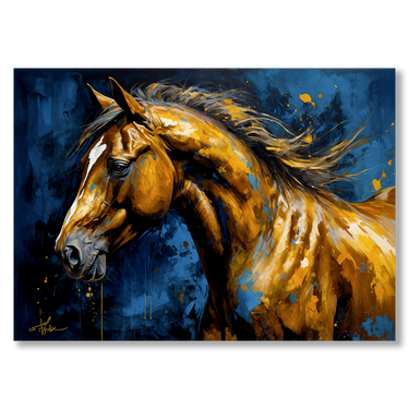 Cavallo pittoresco – Quadro su tela animali orizzontale