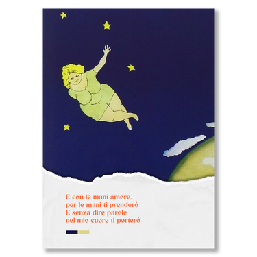 Sogno d'amore – Quadro su tela musica verticale