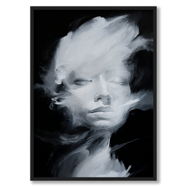 Diffusioni – Quadro su tela astratto donna moderno verticale