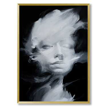 Diffusioni – Quadro su tela astratto donna moderno verticale