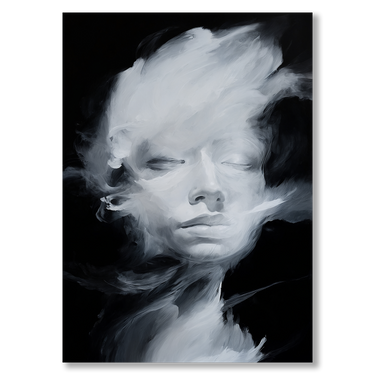 Diffusioni – Quadro su tela astratto donna moderno verticale