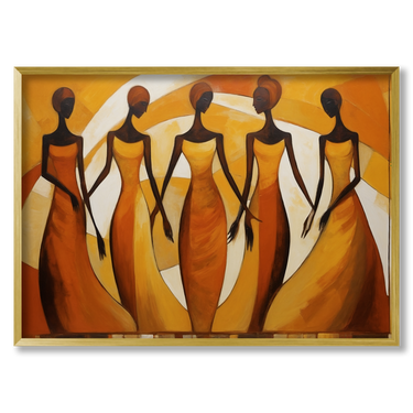 Female – Quadro su tela astratto donna moderno orizzontale