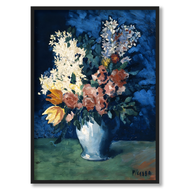 La morte con fiori Picasso – Quadro su tela fiori riproduzione d'arte verticale