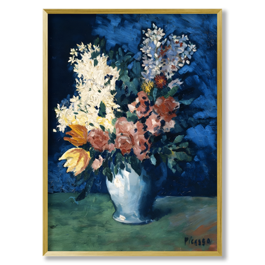 La morte con fiori Picasso – Quadro su tela fiori riproduzione d'arte verticale