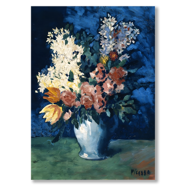 La morte con fiori Picasso – Quadro su tela fiori riproduzione d'arte verticale