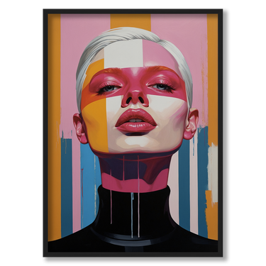 Identità rubata – Quadro su tela donna verticale