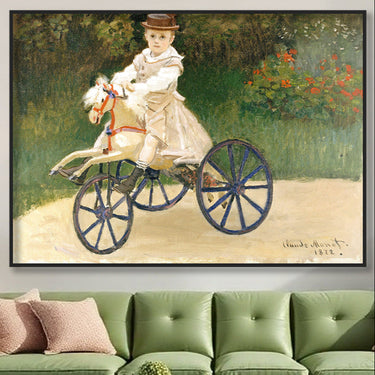 Jean Monet on His Hobby Horse (1872) Claude Monet Il mio negozio