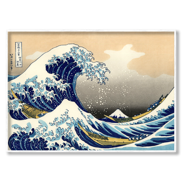 La Grande Onda – Quadro su tela riproduzione d'arte street art moderno orizzontale