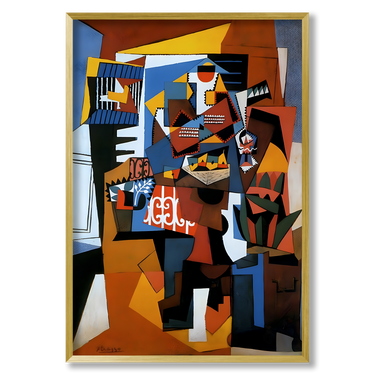 La gabbia Picasso – Quadro su tela riproduzione d'arte verticale