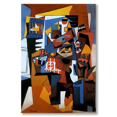 La gabbia Picasso – Quadro su tela riproduzione d'arte verticale