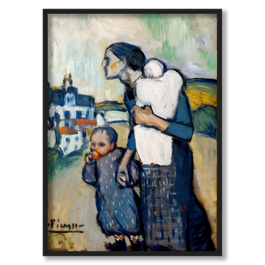 La Mare Picasso – Quadro su tela riproduzione d'arte donna verticale