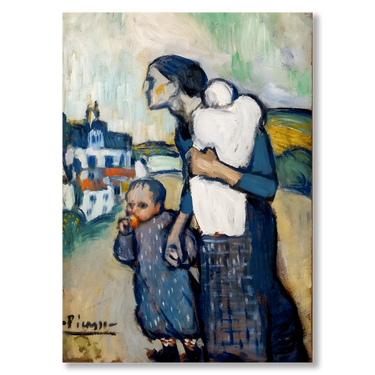 La Mare Picasso – Quadro su tela riproduzione d'arte donna verticale