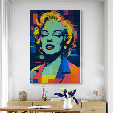 Marylin Pop – Quadro su tela pop art moderno verticale