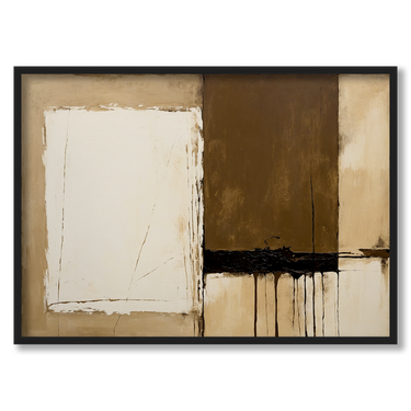 Memoria materica – Quadro su tela astratto moderno orizzontale