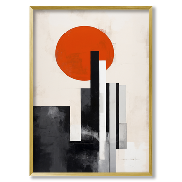 Minimalismo – Quadro su tela astratto moderno verticale