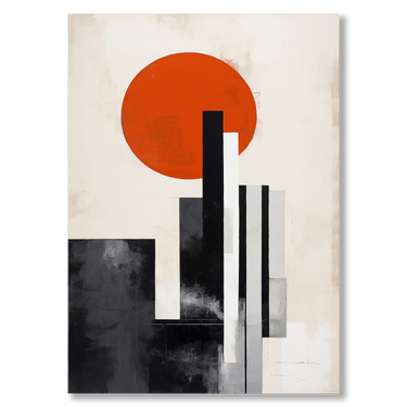 Minimalismo – Quadro su tela astratto moderno verticale