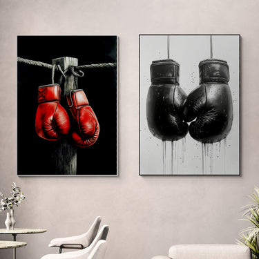 L'Ultimo Round – Quadro su tela in 2 pezzi motivazionale