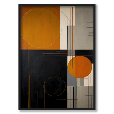 Orizzonte lontano – Quadro su tela astratto moderno verticale