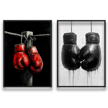 L'Ultimo Round – Quadro su tela in 2 pezzi motivazionale