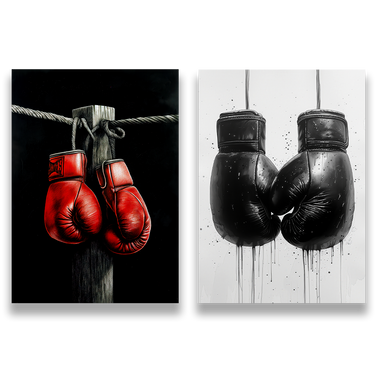 L'Ultimo Round – Quadro su tela in 2 pezzi motivazionale