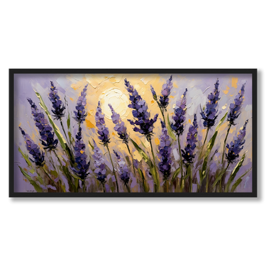 Profumo di lavanda – Quadro su tela fiori orizzontale
