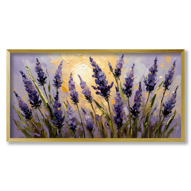 Profumo di lavanda – Quadro su tela fiori orizzontale